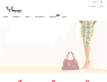 Tablet Screenshot of nigerianfabrics.com